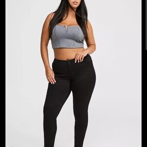 Torrid Lux Skinny Jeans Black - Size 24R
